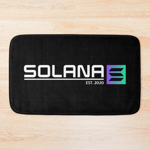 Item preview, Solana SOL Crypto Altcoin - Minimalist Logo Est.2020 designed and sold by CryptoMoods.