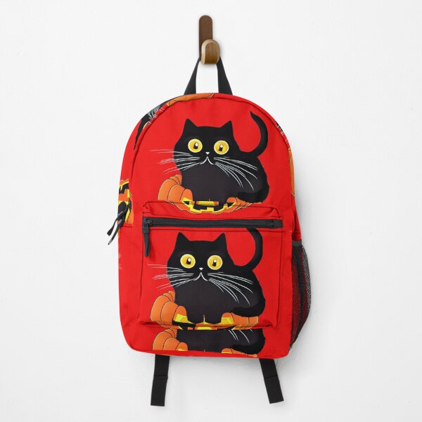 Item preview, Lim Heng Swee Halloween cute Cat on Pumpkin with Candle-Eyes designed and sold by postars.