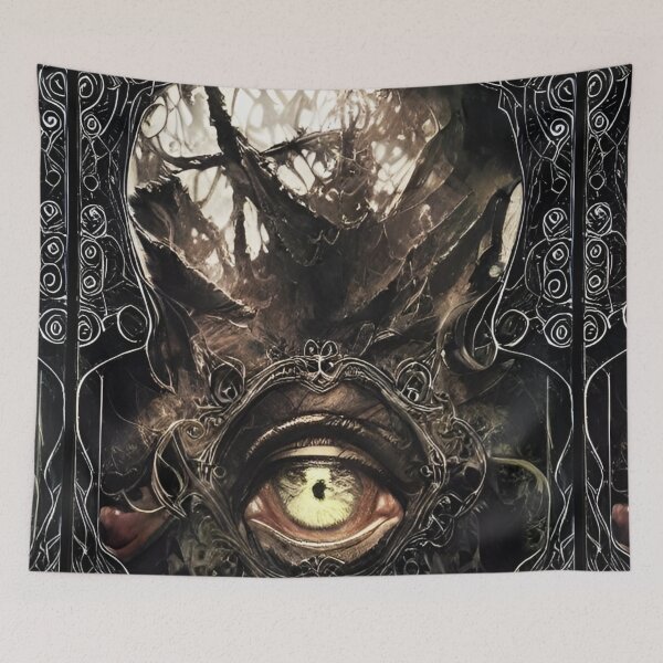 Item preview, Hocus pocus spell book with eye witches grimoire designed and sold by Ascooepics.