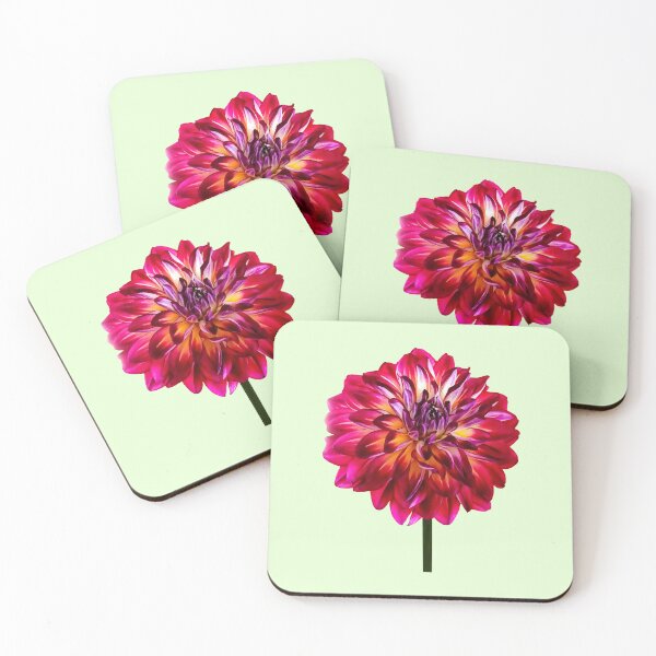 Item preview, Red Dahlia Tinted With Yellow designed and sold by Susan Savad.