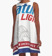 Nattes Licht A-Linien Kleid