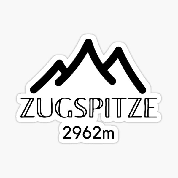 Zugspitze 2962 Sticker