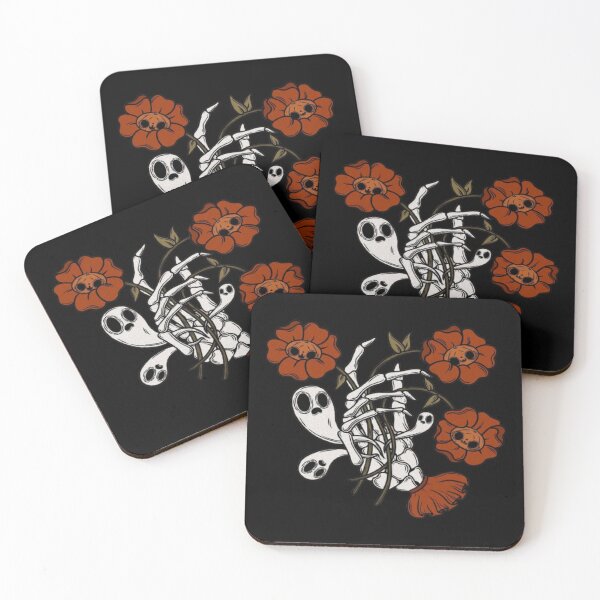 Item preview, Skeleton hand with flowers designed and sold by TheHand-art.