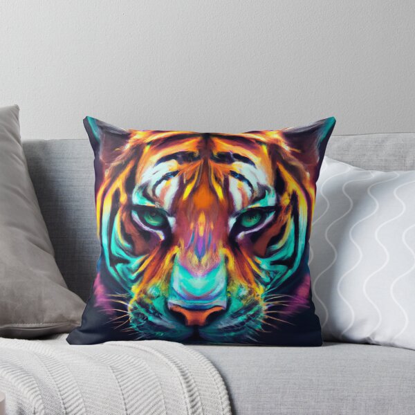 Item preview, Psychedelic tiger designed and sold by Timegraf.