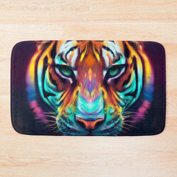 Item preview, Psychedelic tiger designed and sold by Timegraf.