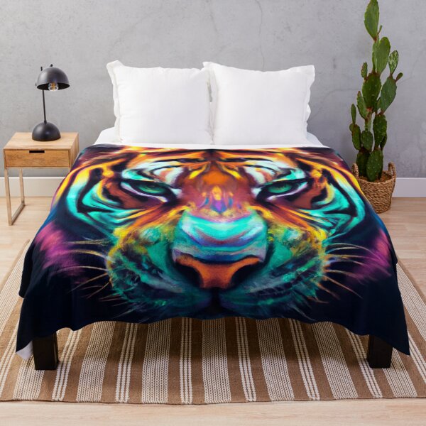 Item preview, Psychedelic tiger designed and sold by Timegraf.