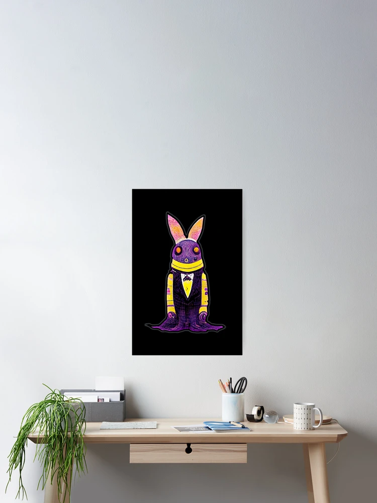 Thumbnail 2 of 3, Poster, Pink Rabbit designed and sold by mayza-shop.