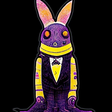 Artwork thumbnail, Pink Rabbit by mayza-shop