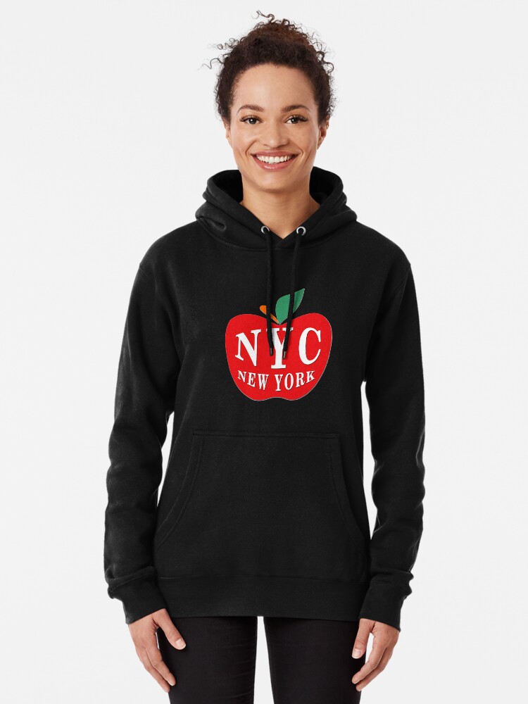 New York City Hoodie Women Men | Big Apple NYC Sweatshirt Pullover Hoodie