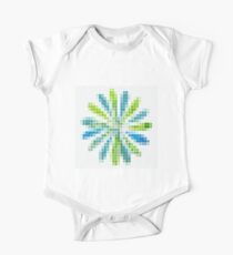 Spirograph Pixels {Deluxe Range} One Piece - Short Sleeve
