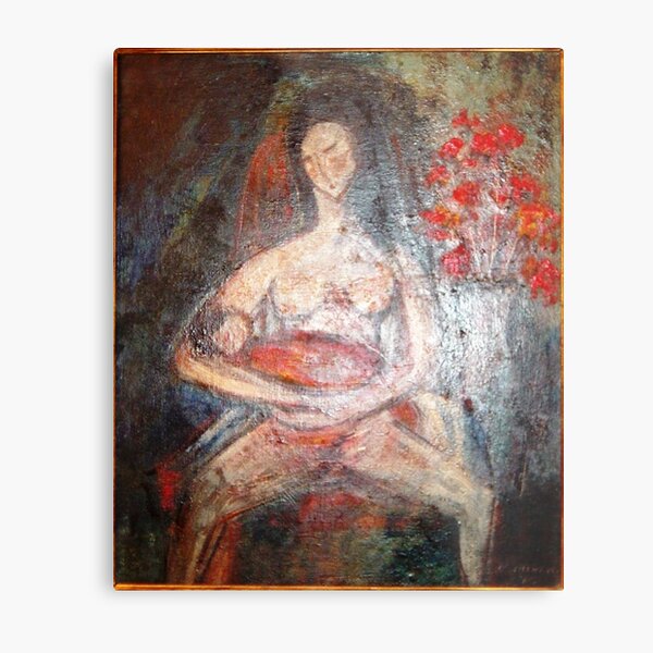 Madonna and child Metal Print