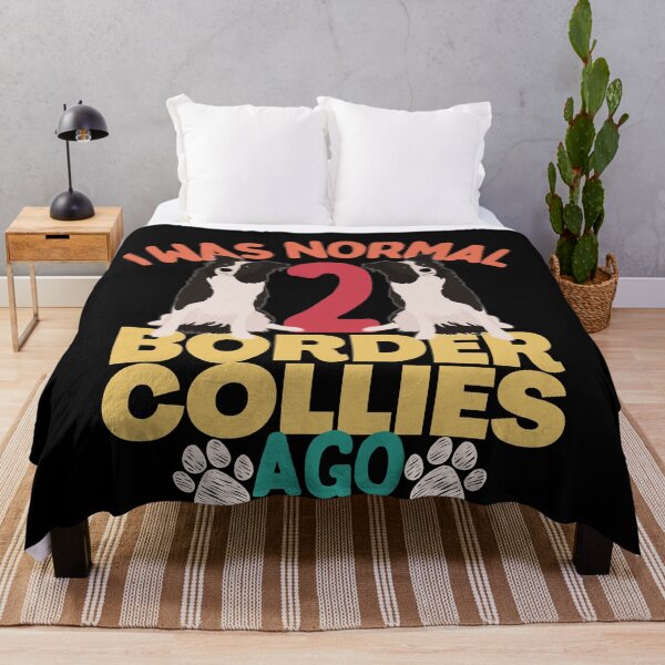 Aperçu de l'œuvre J'étais normal il y a deux border collies, amoureux drôle des border collies créée et vendue par JoeyGrace.