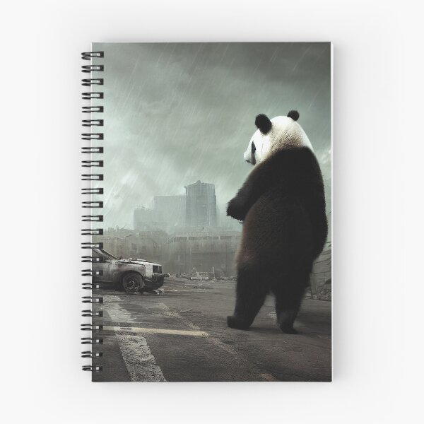 Item preview, Panda in a destroyed city. designed and sold by Maniock.
