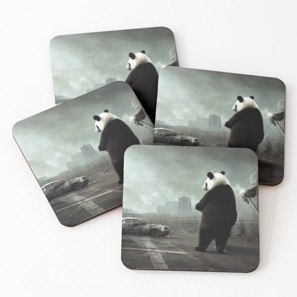 Item preview, Panda in a destroyed city. designed and sold by Maniock.