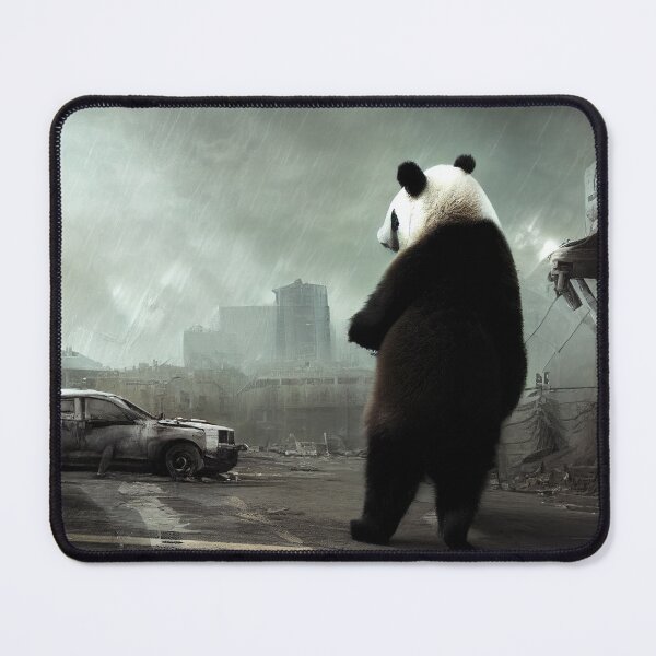 Item preview, Panda in a destroyed city. designed and sold by Maniock.