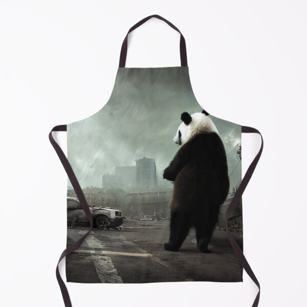 Item preview, Panda in a destroyed city. designed and sold by Maniock.