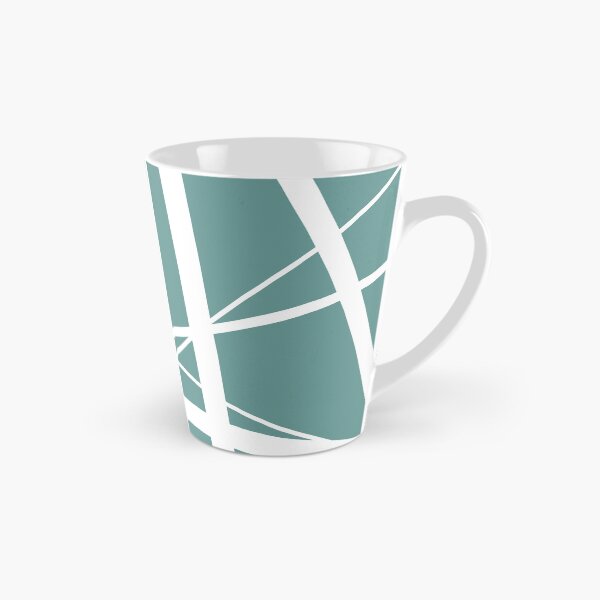 Aperçu de l'œuvre Lignes de motifs avec triangles colorés turquoise, vert, blanc créée et vendue par Graphic-Color.