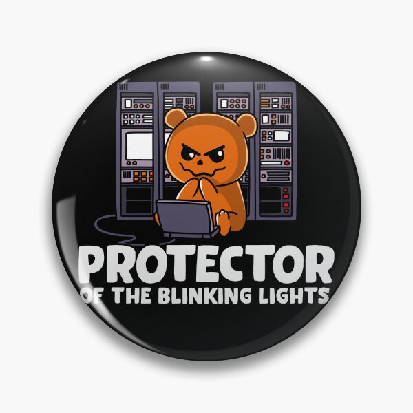 Item preview, Protector of the Blinking Lights Network Engineer designed and sold by Nerd Shizzle.