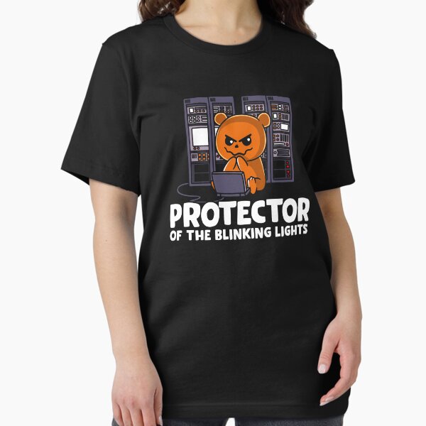 Item preview, Protector of the Blinking Lights Network Engineer designed and sold by Nerd Shizzle.