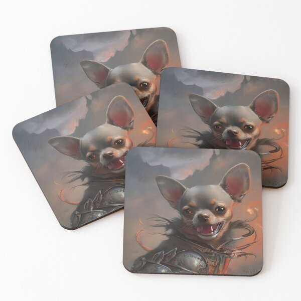 Item preview, AI Generated Art, War Chihuahua designed and sold by RabbitHoleMI.