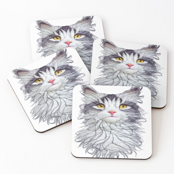Item preview, Beautiful Norwegian Forest Cat Craft Design designed and sold by Rocky Mountain Artistry.