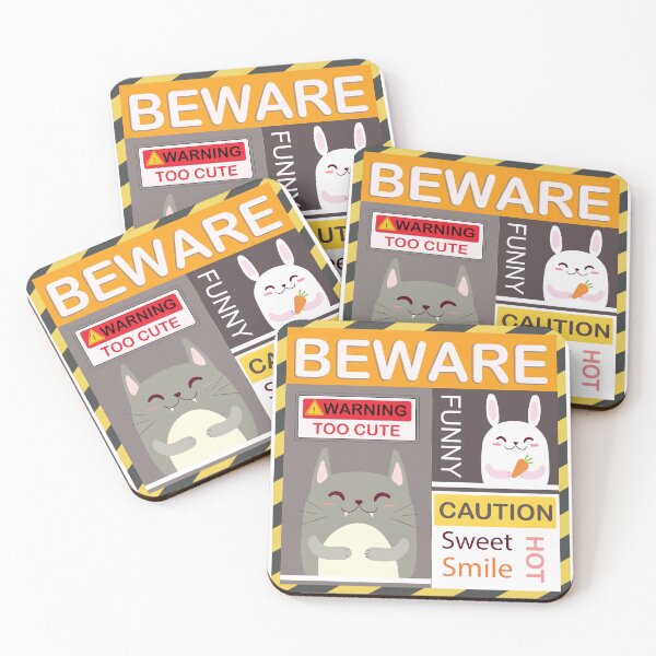 Item preview, Beware Cuteness Overloaded designed and sold by DesignDate.
