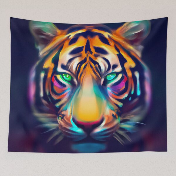 Item preview, Psychedelic Tiger designed and sold by Timegraf.