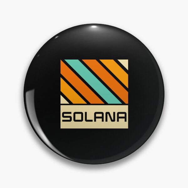 Item preview, Solana SOL CryptoAltcoin - Retro Design designed and sold by CryptoMoods.
