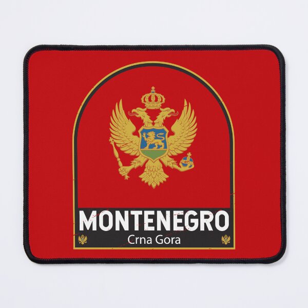 Item preview, Montenegro Flag Emblem Distressed Vintage designed and sold by KrisSidDesigns.