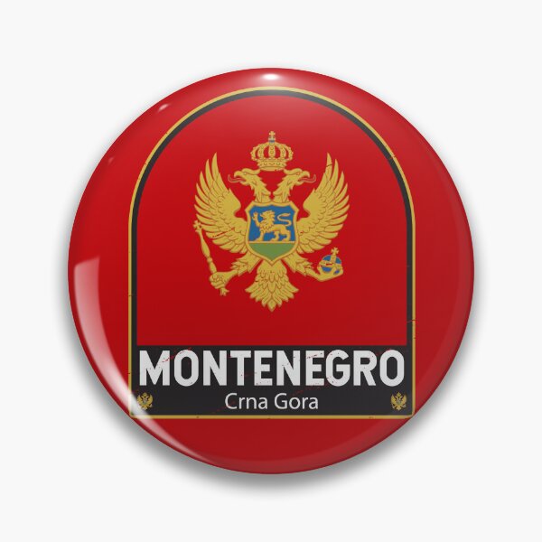 Item preview, Montenegro Flag Emblem Distressed Vintage designed and sold by KrisSidDesigns.