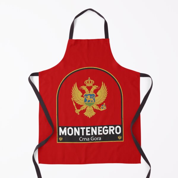Item preview, Montenegro Flag Emblem Distressed Vintage designed and sold by KrisSidDesigns.