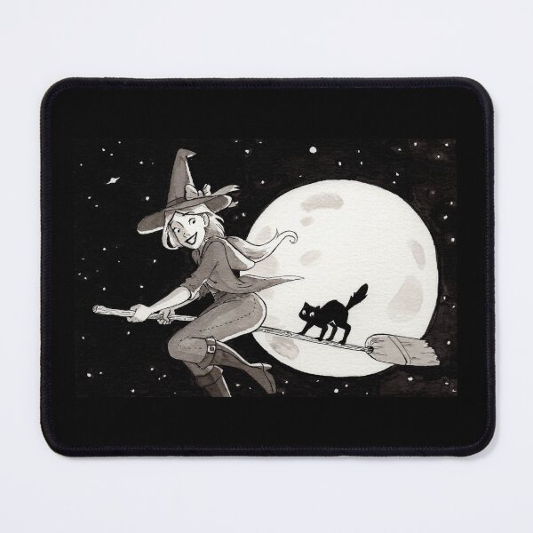 Item preview, Flying Witch Kitten Training designed and sold by PaperRain.