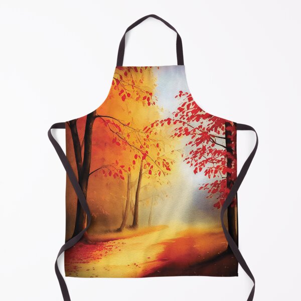 Item preview, Autumn Themed Forest At Sunset designed and sold by AnuGoldPrints.