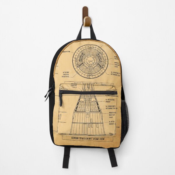 Item preview, Project Gemini - Crewed Spaceflight Program (Aged Parchment Blueprint - Vertical) designed and sold by BGALAXY.
