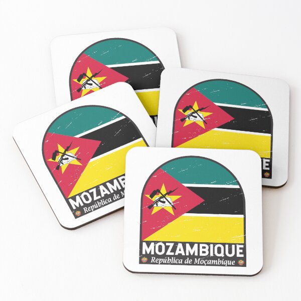 Item preview, Mozambique Flag Emblem Distressed Vintage designed and sold by KrisSidDesigns.