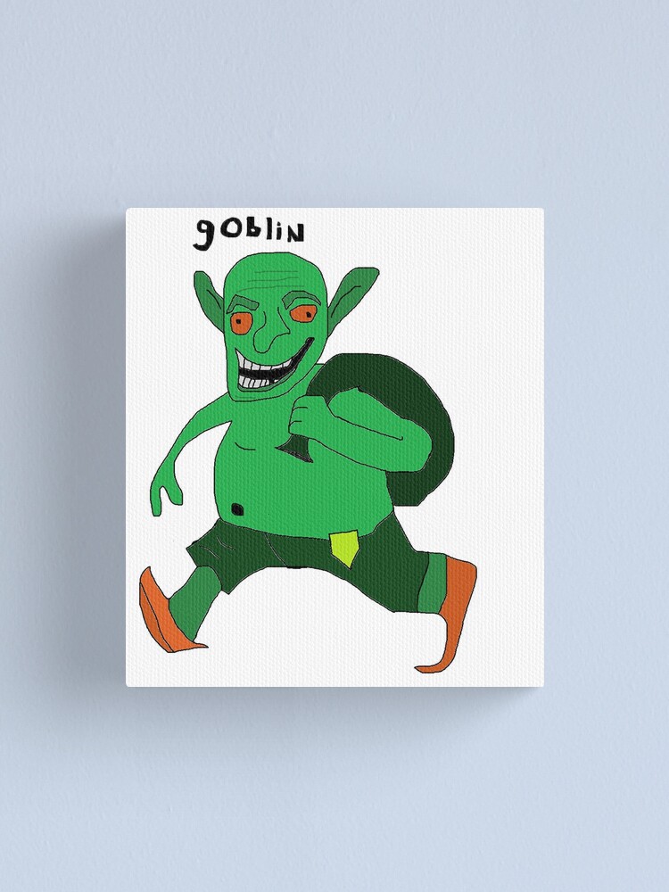 Goblin Canvas Print By Satch Redbubble - roblox green goblin ears