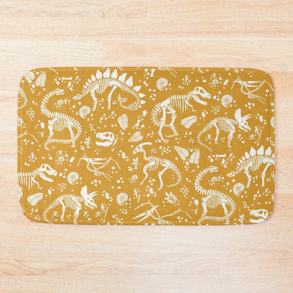 Item preview, Excavated Dinosaur Fossils - Mustard designed and sold by latheandquill.