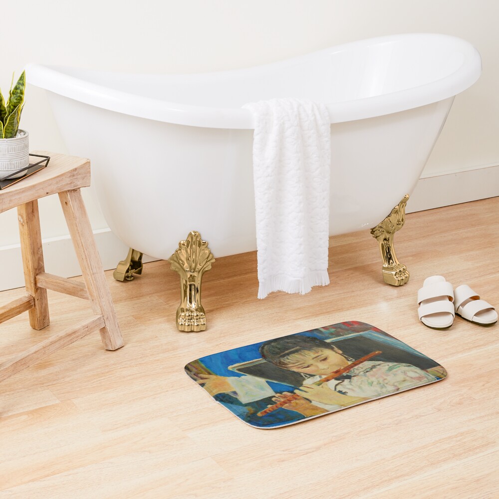 Item preview, Bath Mat designed and sold by BubbleTextBox.