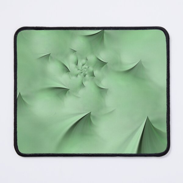 Item preview, many single peaks in shades of green in a spiral design designed and sold by mister-john.