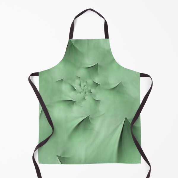 Item preview, many single peaks in shades of green in a spiral design designed and sold by mister-john.