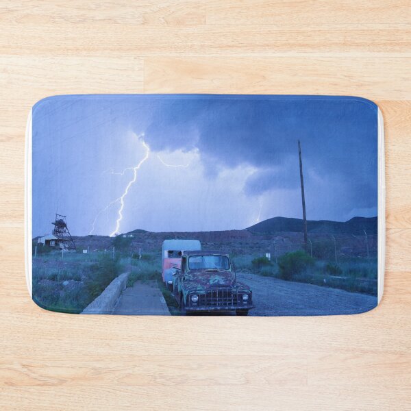 Item preview, Triptych - Lowell Lightning Over Trucks and Tailings designed and sold by hendrickssdh.