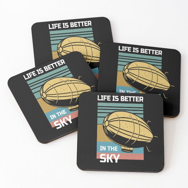 Item preview, Life Is Better in The Sky Zeppelin designed and sold by MooonTees.
