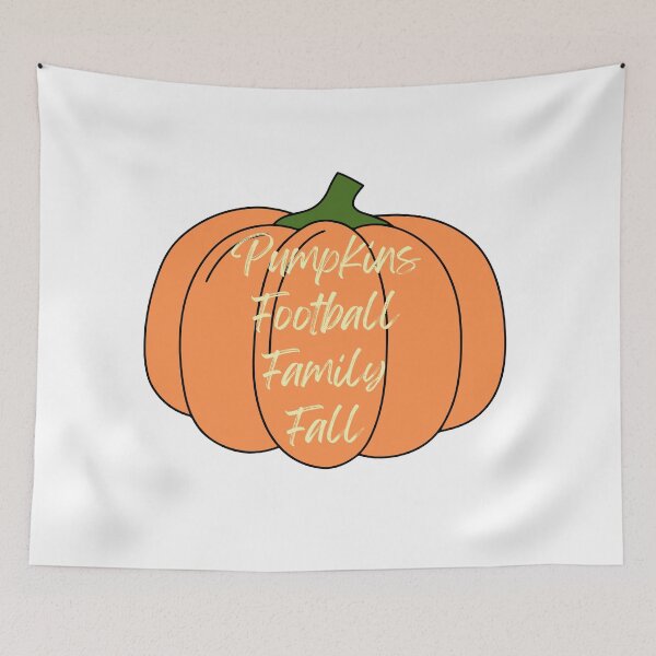 Item preview, Pumpkins, football, family, fall design with pumpkin background designed and sold by cleite04.