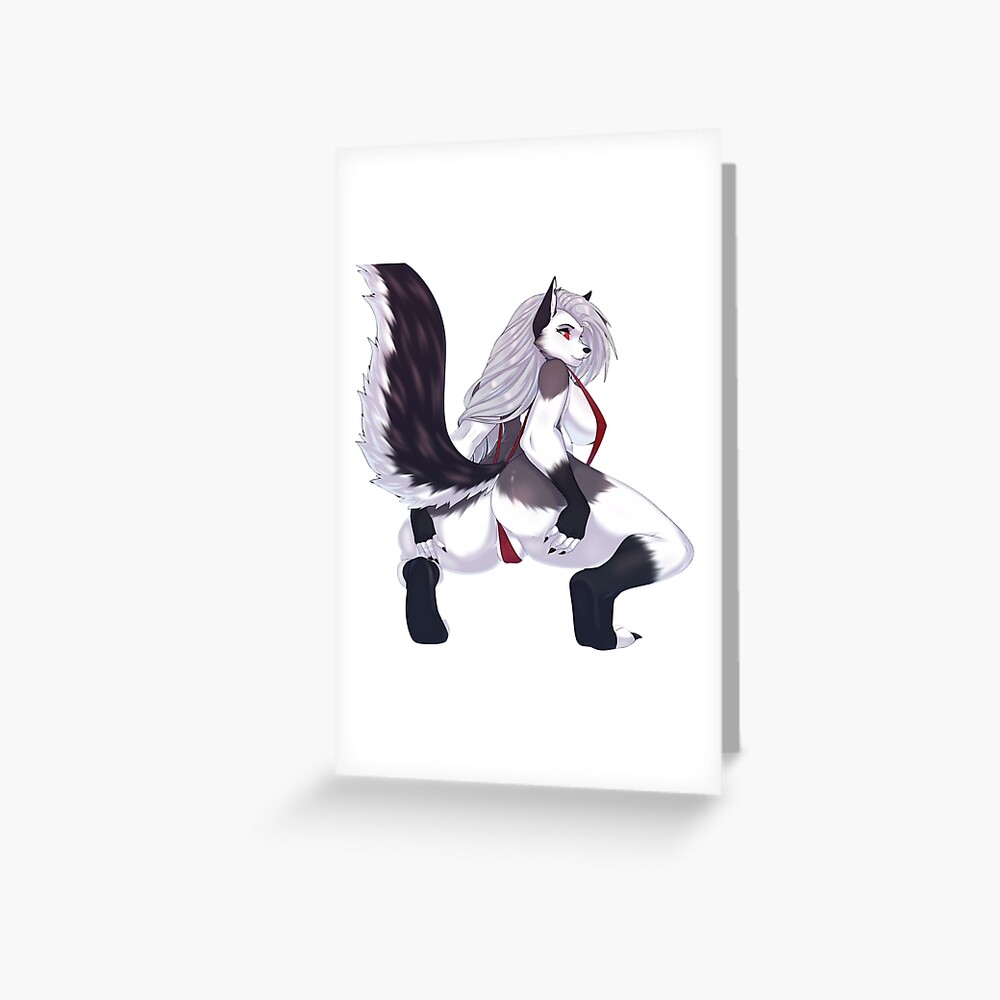 Helluva Boss Loona Greeting Card For Sale By Newforart Redbubble