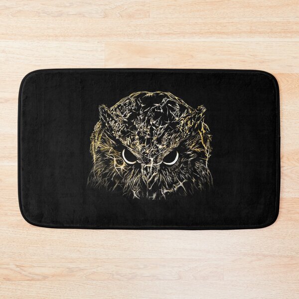 Item preview, Gold Owl Acrylic Painting designed and sold by SKornackiArt.