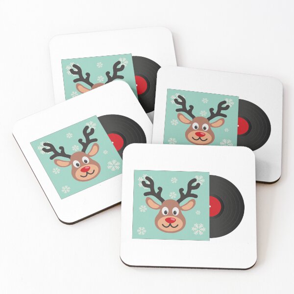 Item preview, Merry Christmas Deer Vinyl Lp | Xmas Music | Winter designed and sold by Fluffy-Vectors.