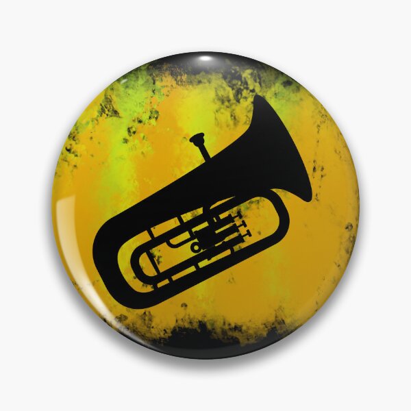 Item preview, Vintage Yellow Cloud - Tuba designed and sold by BandMomDesigns.
