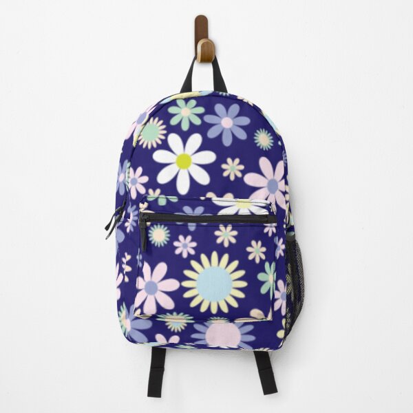 Item preview, Cute Daisies on Blue designed and sold by LaneyRyDesigns.