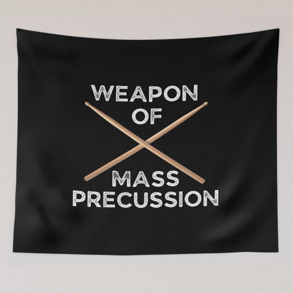 Item preview, Weapons Of Mass Percussion For Drummers And Drum Players As A Funny Drummer   designed and sold by Funwithmusic.