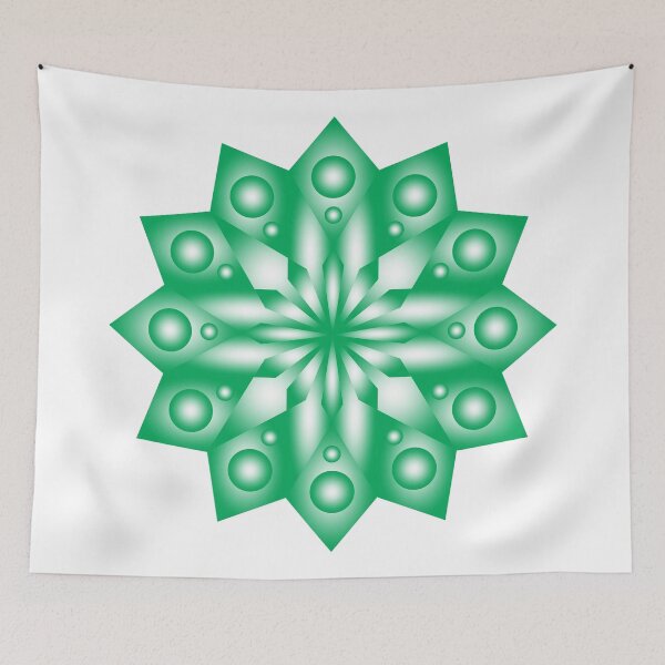 Item preview, Mandala7 green designed and sold by hebron.